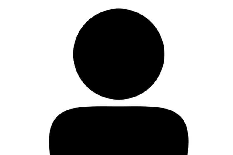 Graphic of silhouette person 