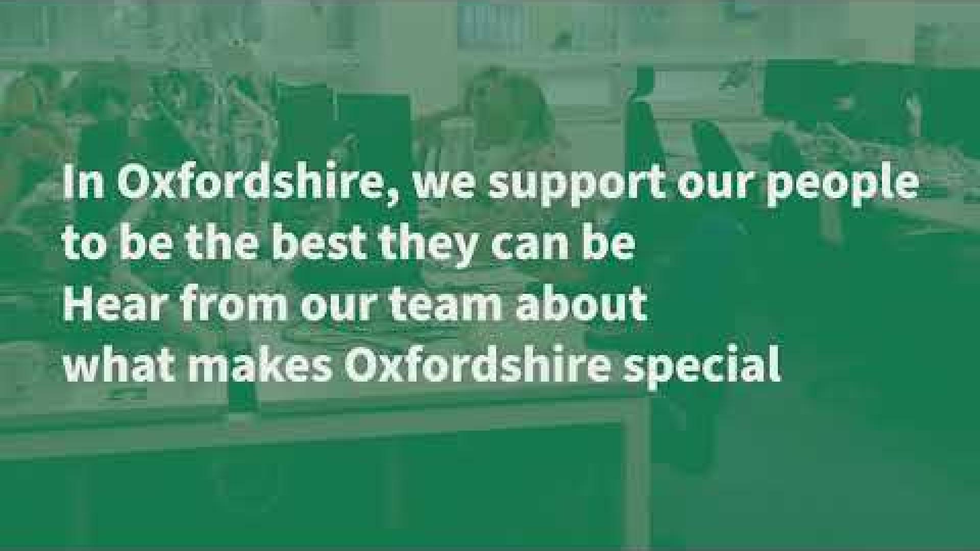 Working in adult social care at Oxfordshire County Council